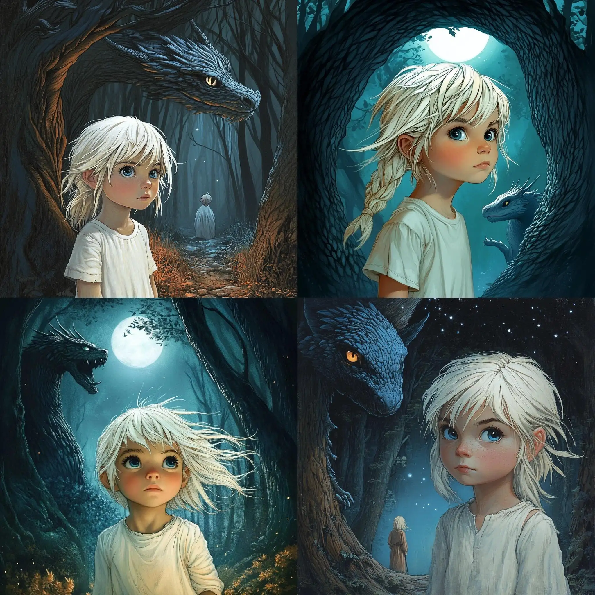 Luna-Walking-in-a-Peaceful-Forest-Encounter-with-Kora-the-Dragon