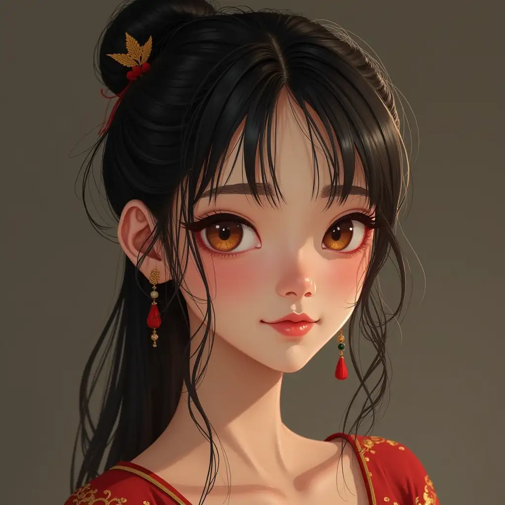 A Chinese girl, super real, super accurate.