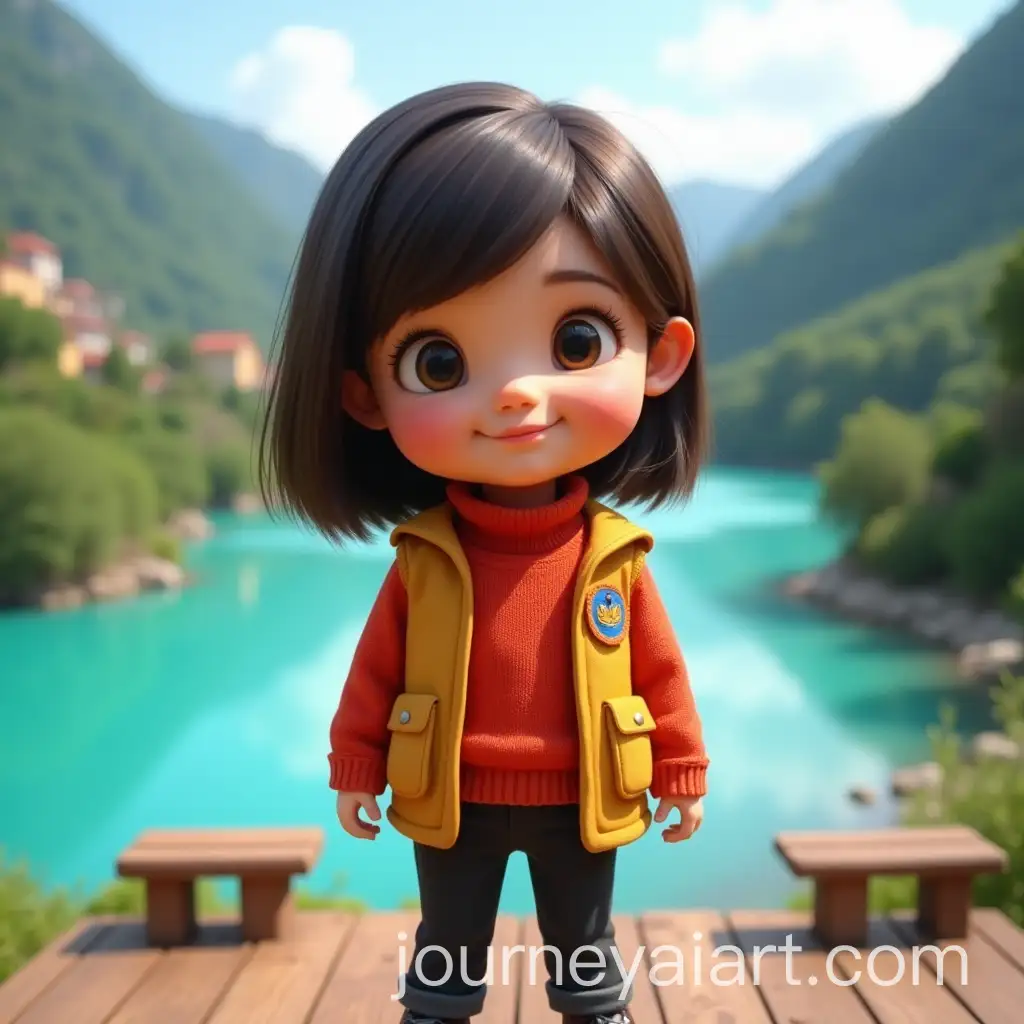 Young-Child-Enjoying-a-Scenic-View-by-a-Turquoise-River