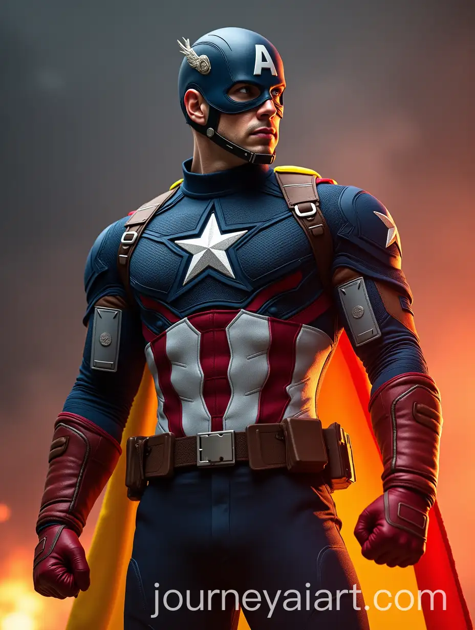 Captain-America-New-Costume-Germany-Flag-Colors