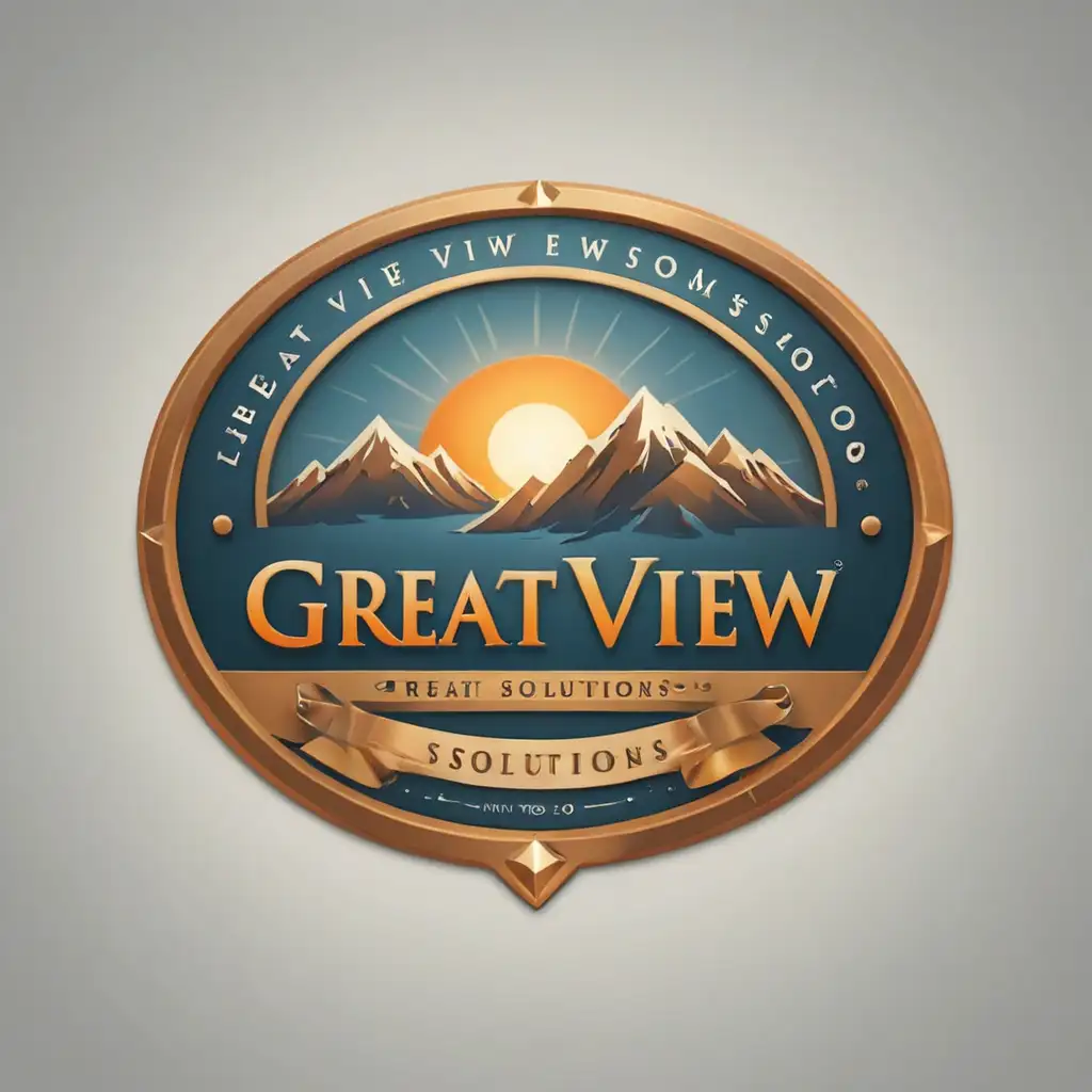 Professional Logo Design for Great View Solutions