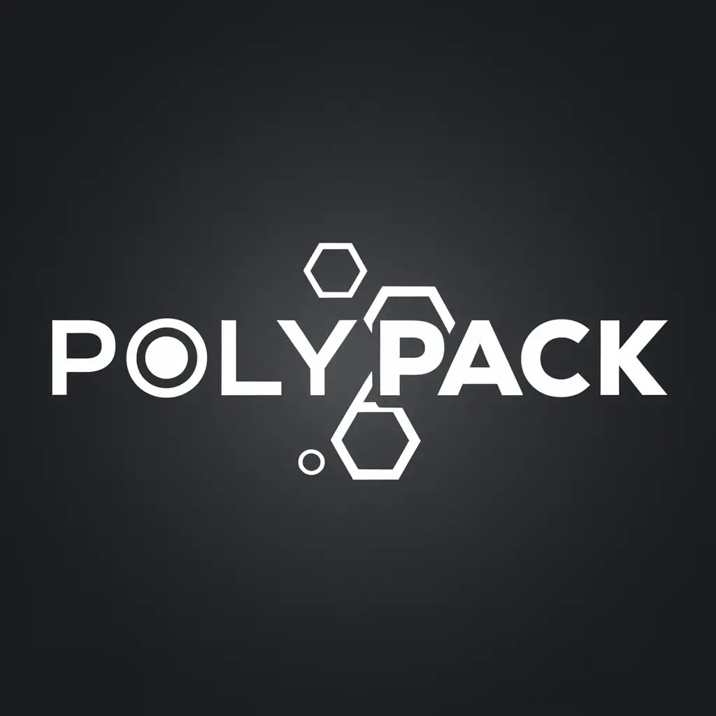 a logo design,with the text "Polypack", main symbol:Polymer,Moderate,be used in Production of polymer packaging industry,clear background