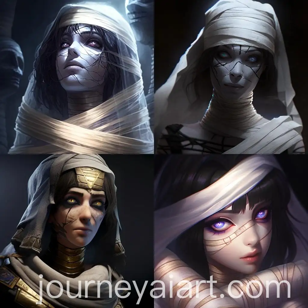 Realistic-Mummy-Costume-Girl-Portrait