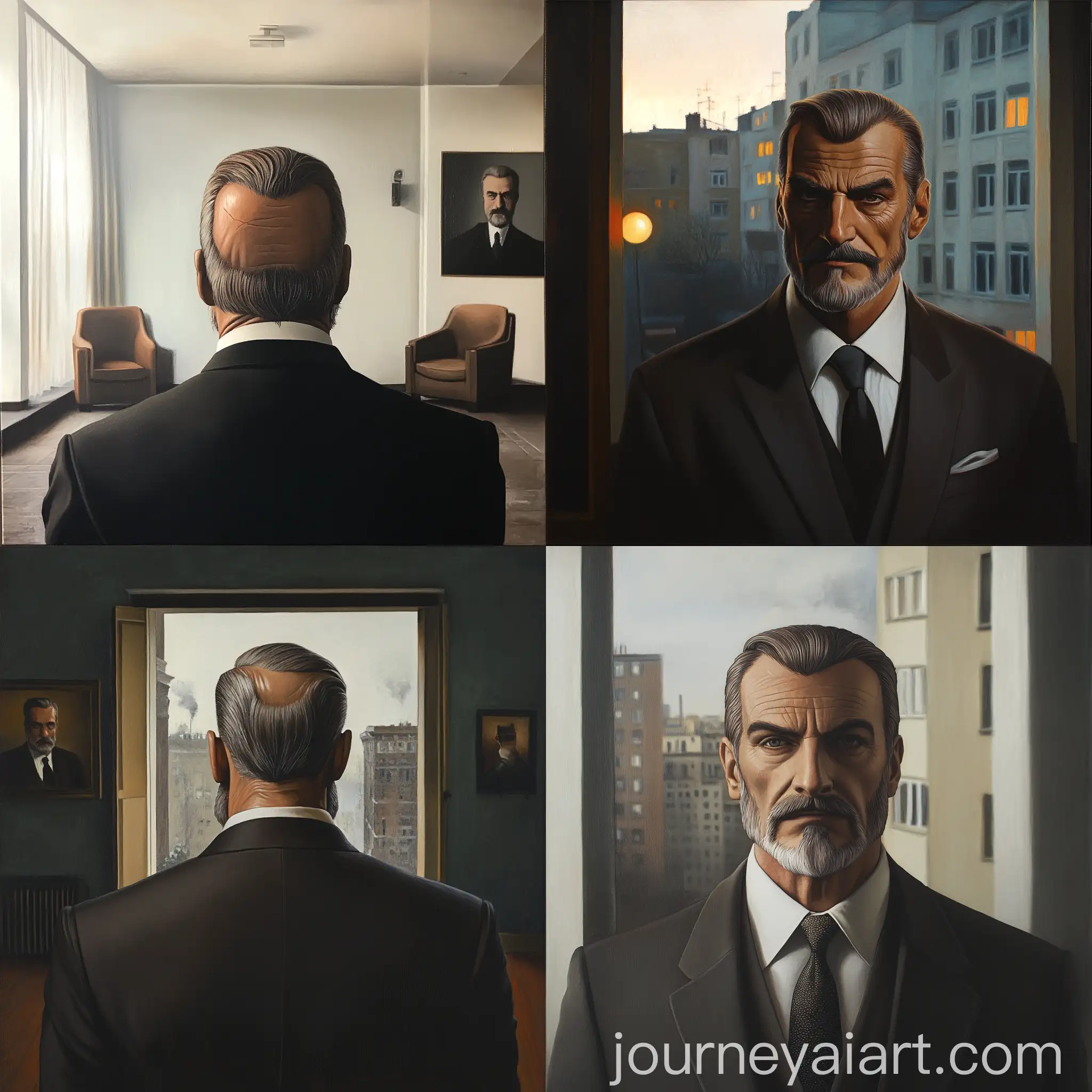 Man-in-Apartment-Interior-Scene