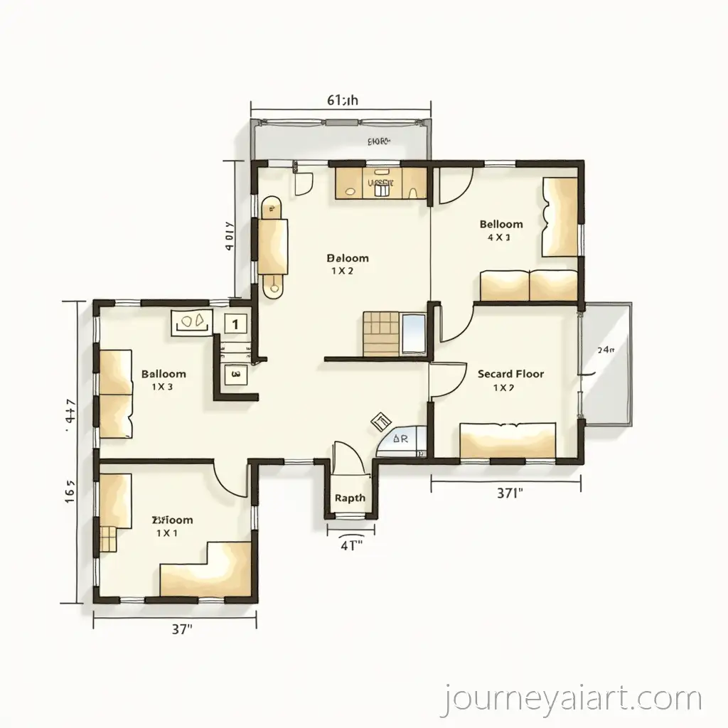 CreativeFloor-plan-with-dimensions-and-Colorful-Floor-Plan-with-First-and-Second-Floors-Including-Dimensions-and-Measurements