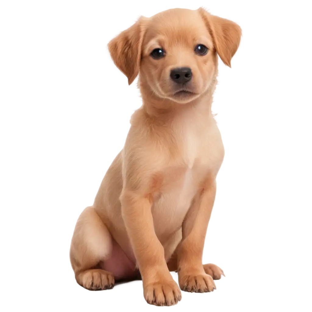 Cute-Happy-Puppy-Sitting-PNG-HighQuality-Transparent-Image-for-Versatile-Use