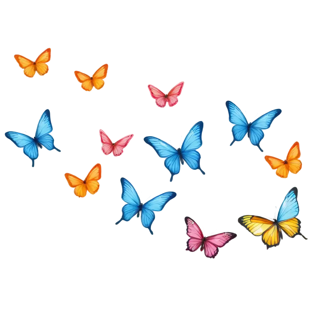 Stunning-PNG-Image-of-a-Group-of-Butterflies-Flying-Capturing-Natural-Beauty-with-Clarity