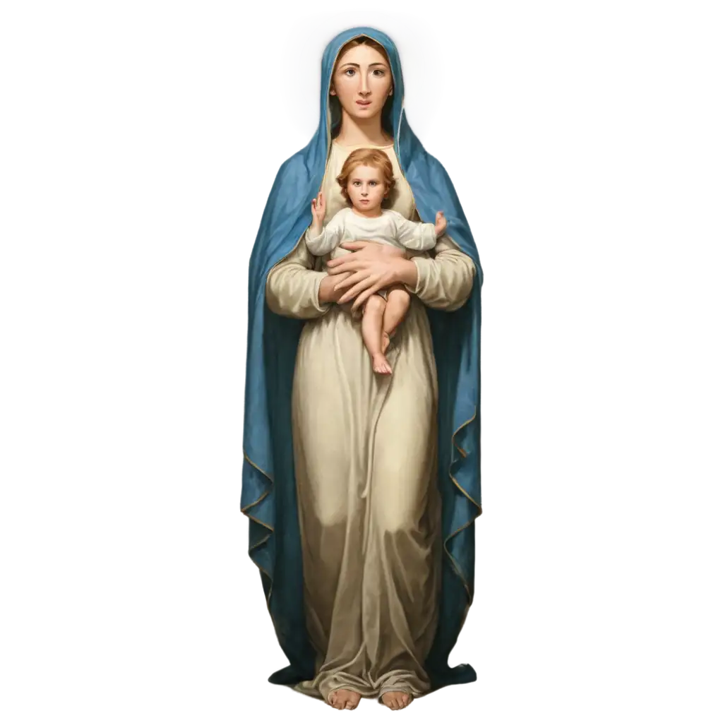 The-Blessed-Virgin-Mary-PNG-Image-A-Divine-Representation-in-High-Quality