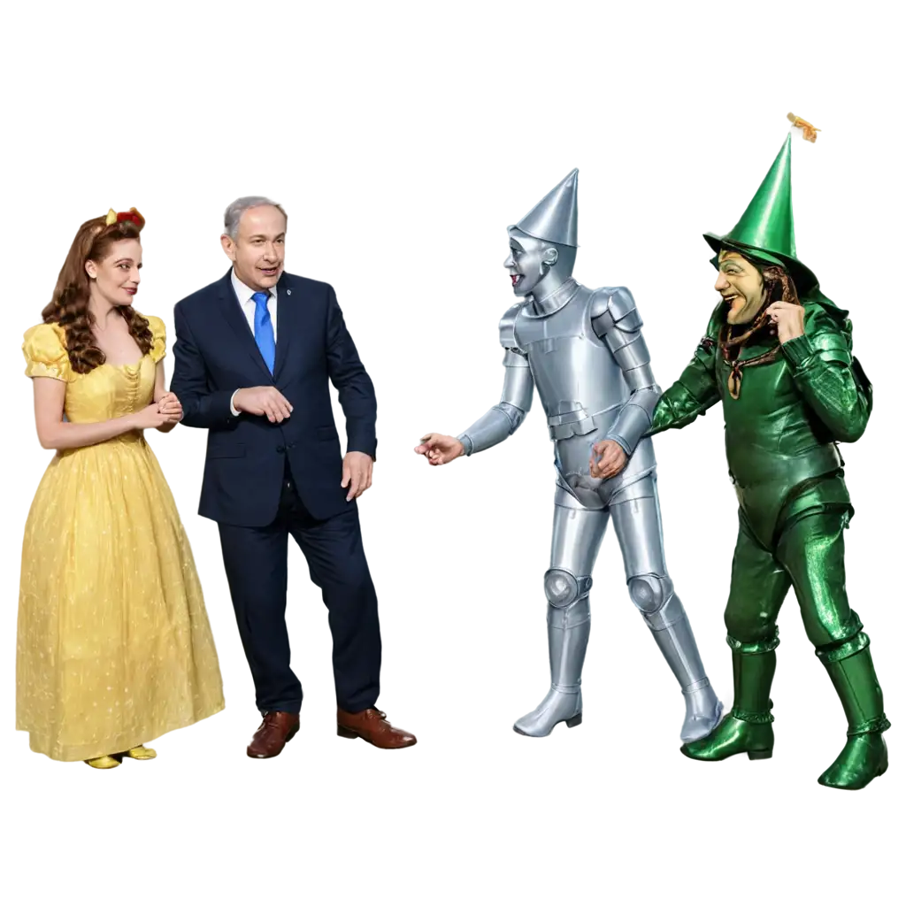 Netanyahu in wizard of oz