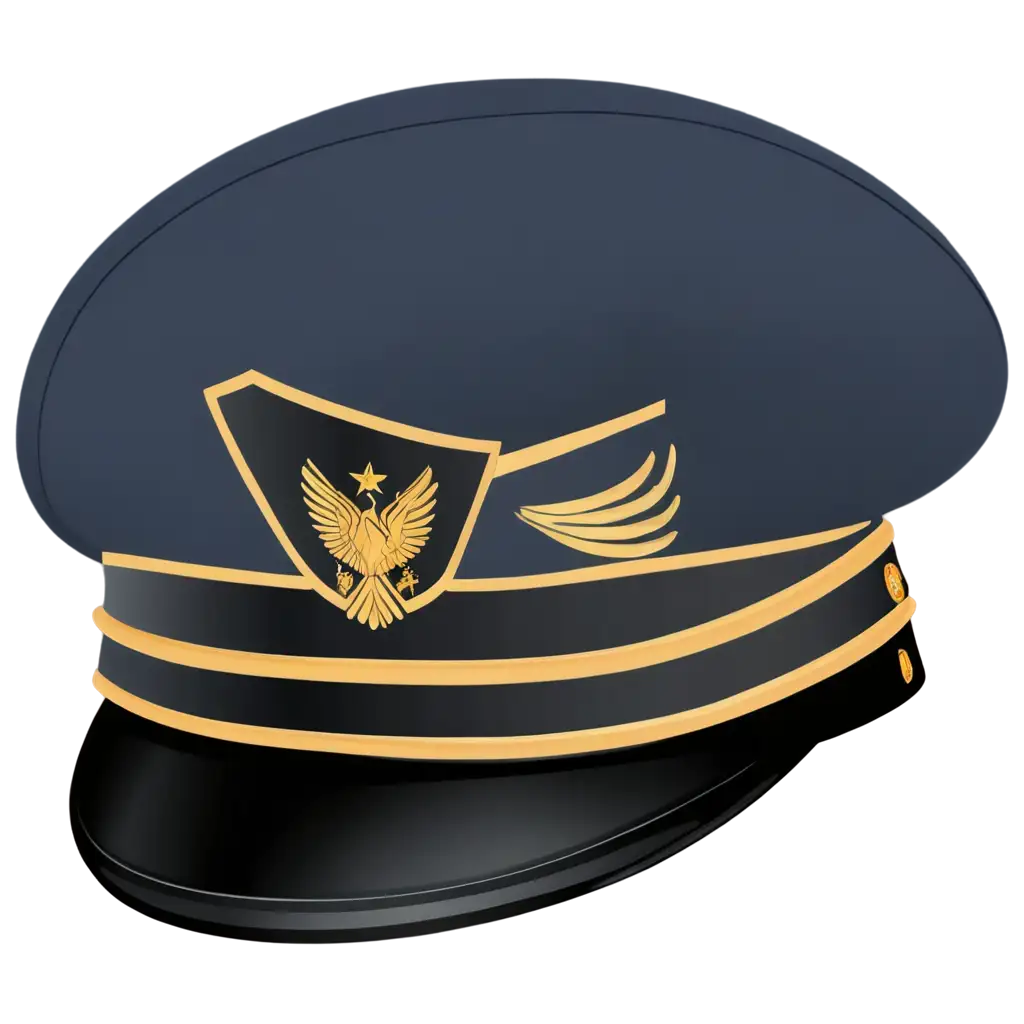 Army-Generals-Peaked-Cap-PNG-Vector-HighQuality-Image-for-Design-and-Branding