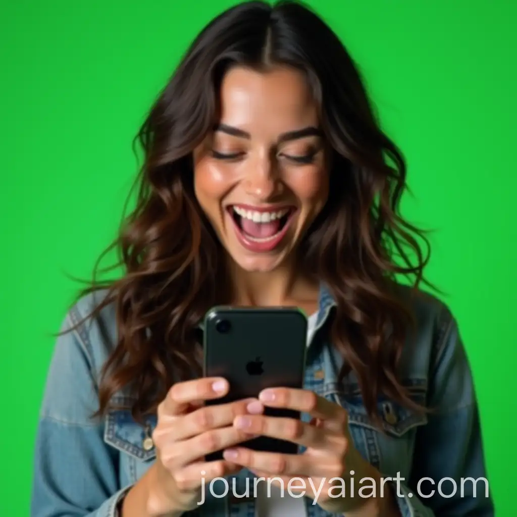 Joyful-Young-Woman-Holding-New-Smartphone-with-Sparkling-Eyes