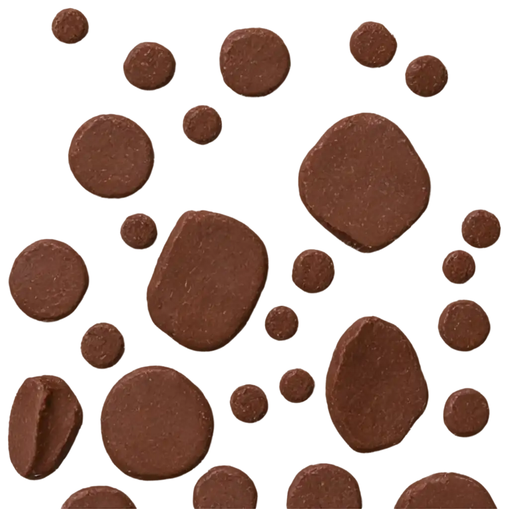 Scattered-Chocolate-Chips-Falling-PNG-HighQuality-Image-for-Food-Designs-and-More