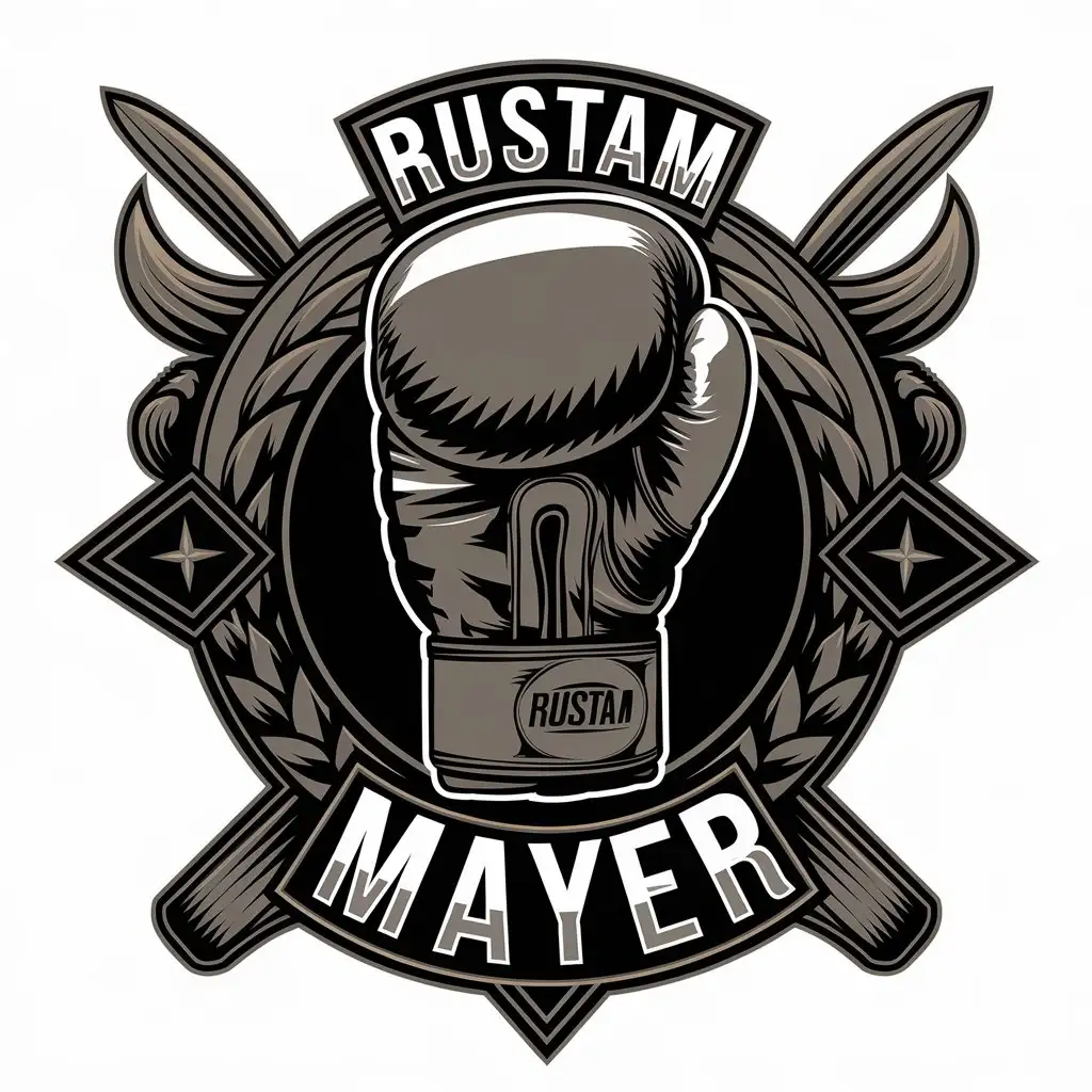 LOGO-Design-for-Rustam-Mayer-Thai-Boxing-Icon-with-Clear-Vector-Style