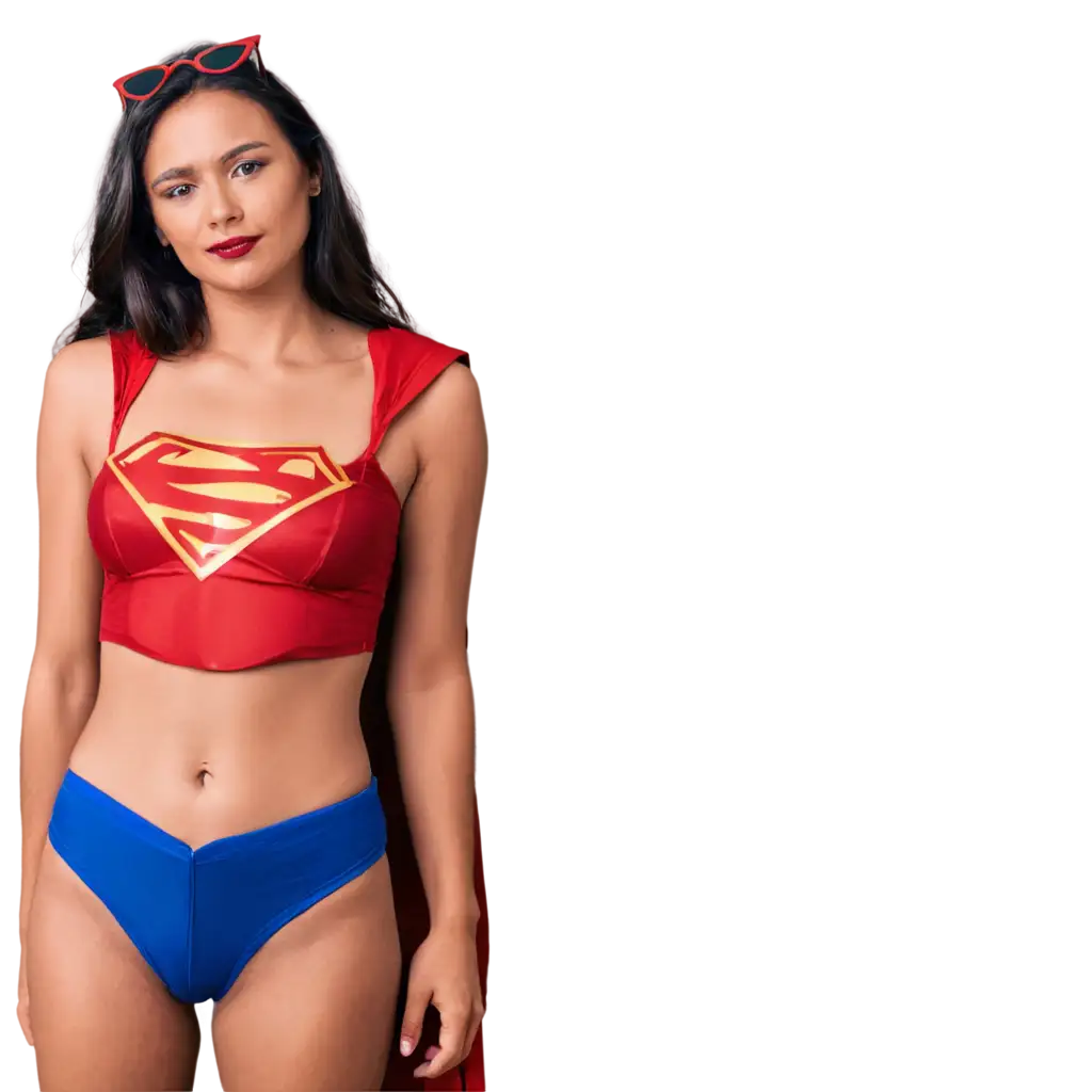 Girl-Superman-with-Cherries-on-Chest-PNG-A-Creative-Superhero-Concept-for-Stunning-Graphics