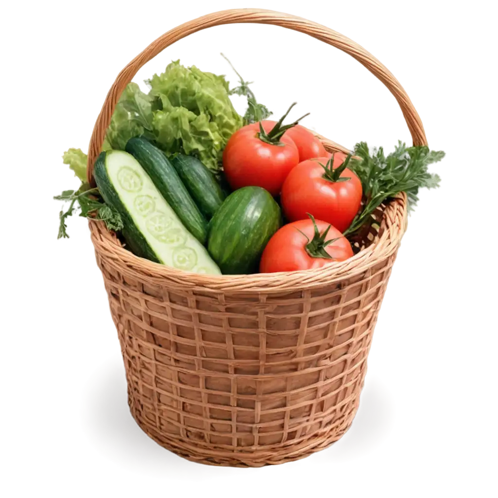 HighQuality-PNG-Image-Basket-of-Tomatoes-Potatoes-Cucumber-and-Herbs