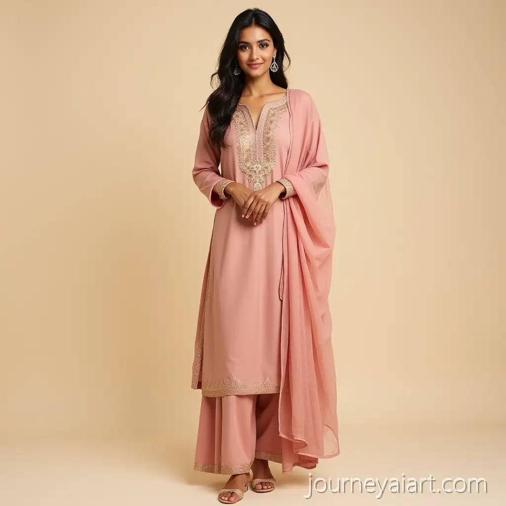 Serene-South-Asian-Female-Model-inSouth-Asian-model-portrait-Traditional-Salwar-Kameez-with-Gold-Embroidery