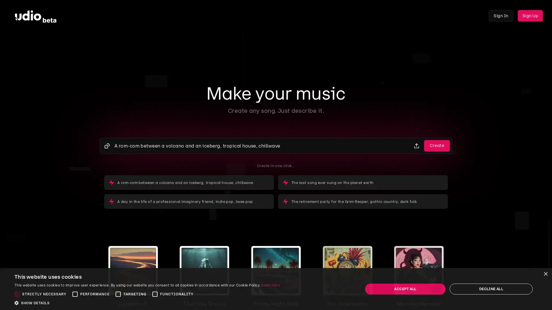 AI-powered music creation for everyone.