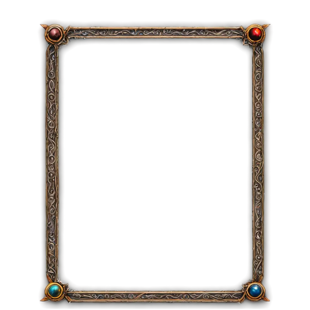 HighQuality-PNG-Image-of-a-Rectangular-UI-Frame-for-RPG-Game