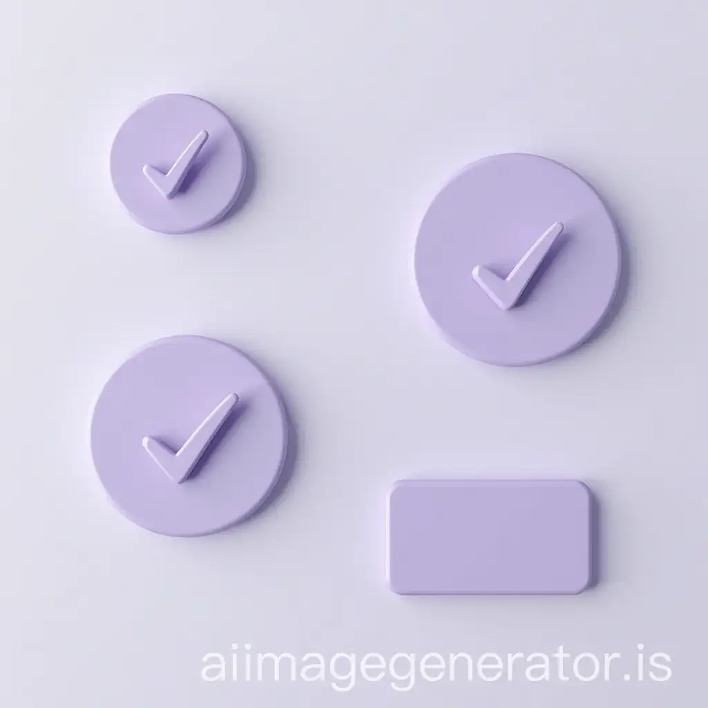 3D-Buttons-Text-Fields-Checkboxes-and-Dropdown-Lists-in-Grey-and-Purple-with-Shadows-and-Rounded-Corners