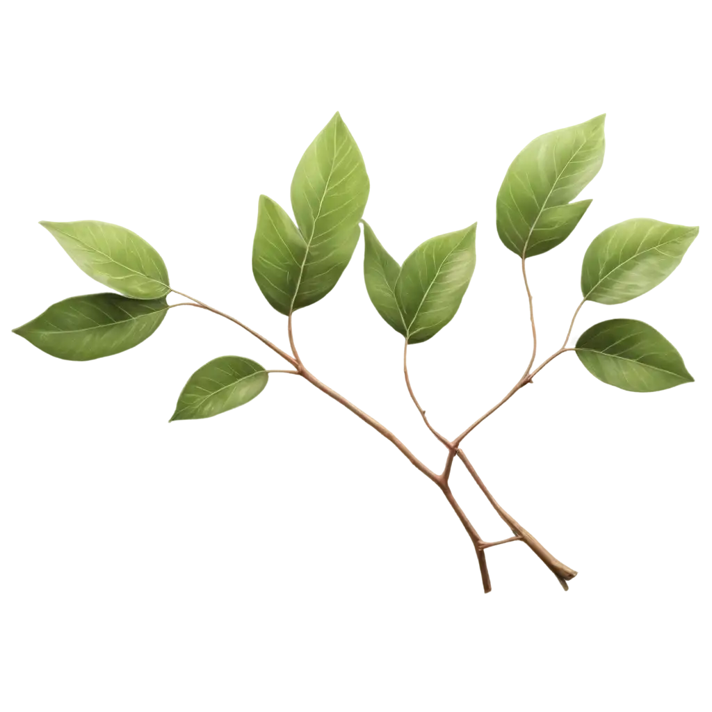 Photorealistic-PNG-Image-of-Branches-with-Leaves-High-Resolution-Octane-Render-for-Stunning-Clarity