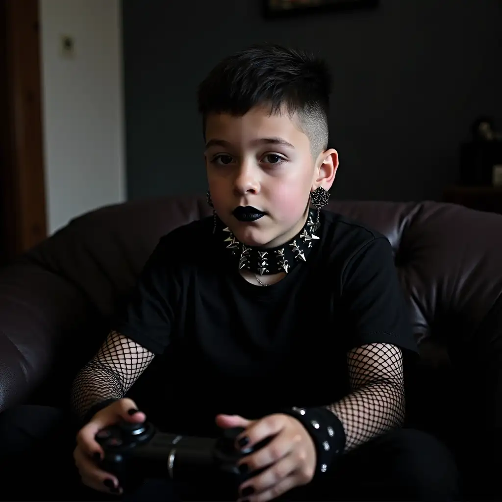 12YearOld-American-Boy-in-Gothic-Style-Listening-to-British-Goth-Music