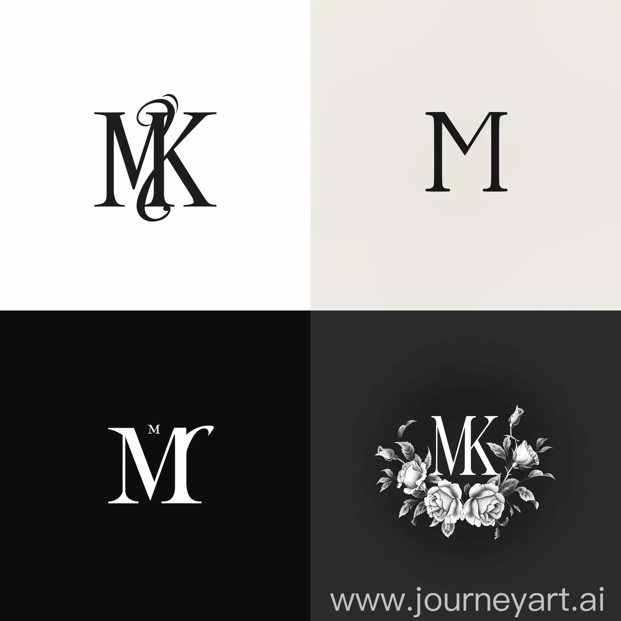 Psychologist-Initials-Logo-Design-MK-Monogram-V6