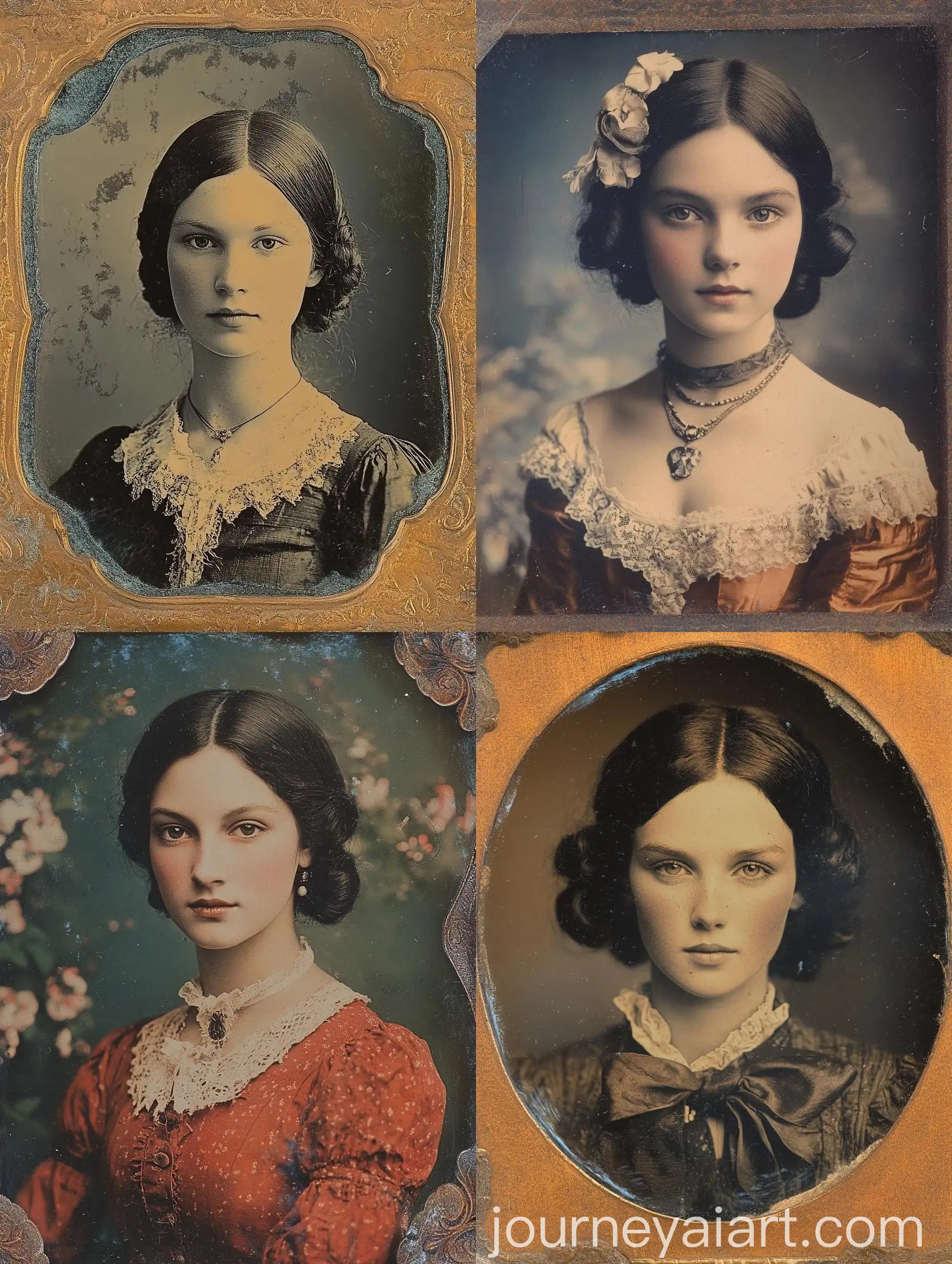 Vintage-Daguerreotype-Portrait-of-an-Elegant-Young-Lady-from-1842