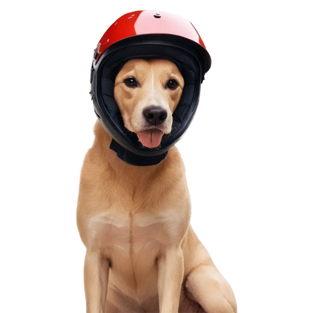 Affectionate-Dog-with-Motorcycle-Helmet-PNG-Image-Heartwarming-and-Safe-Companion