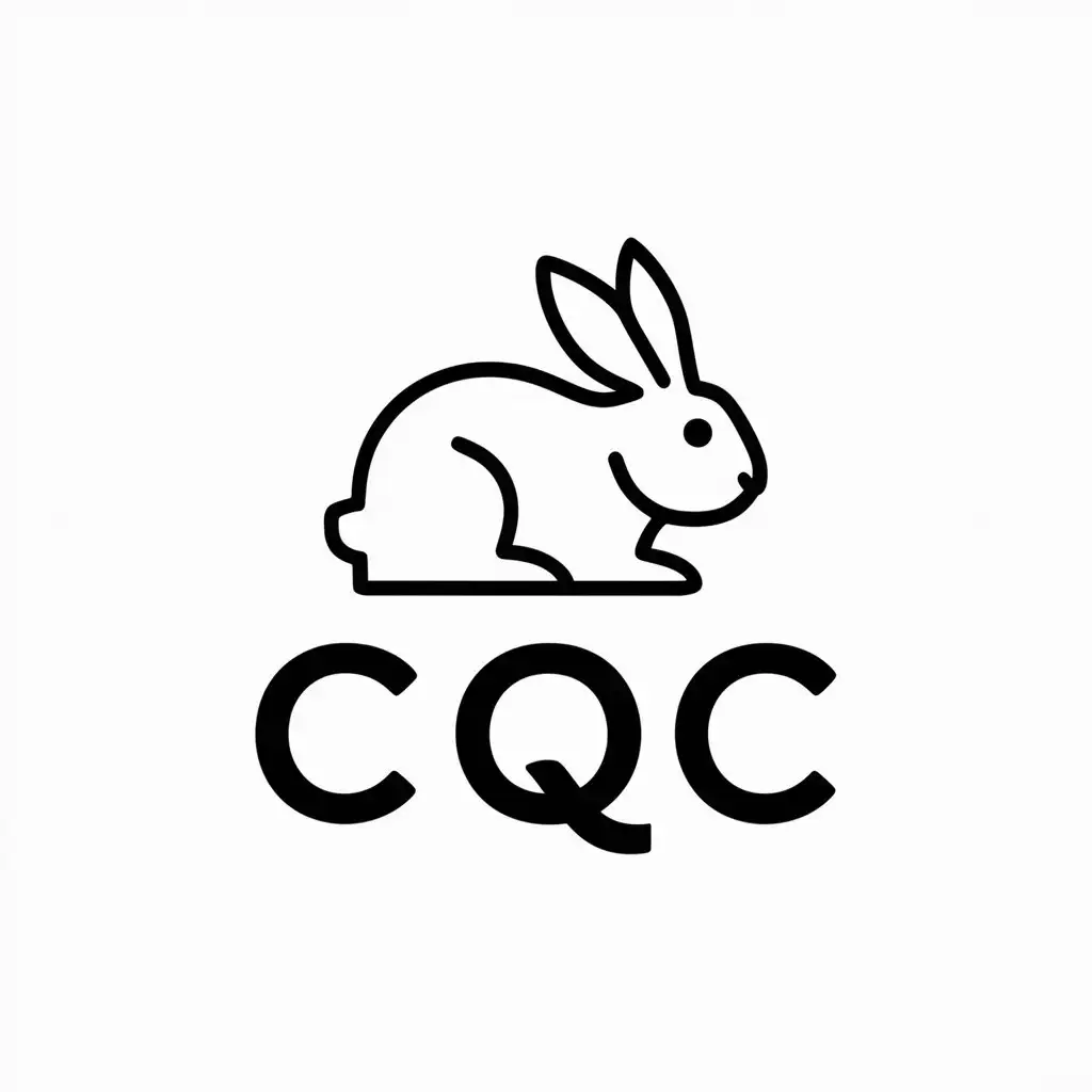 LOGO-Design-for-CQC-Modern-Rabbit-Vector-Logo-Design-in-Technology-Industry