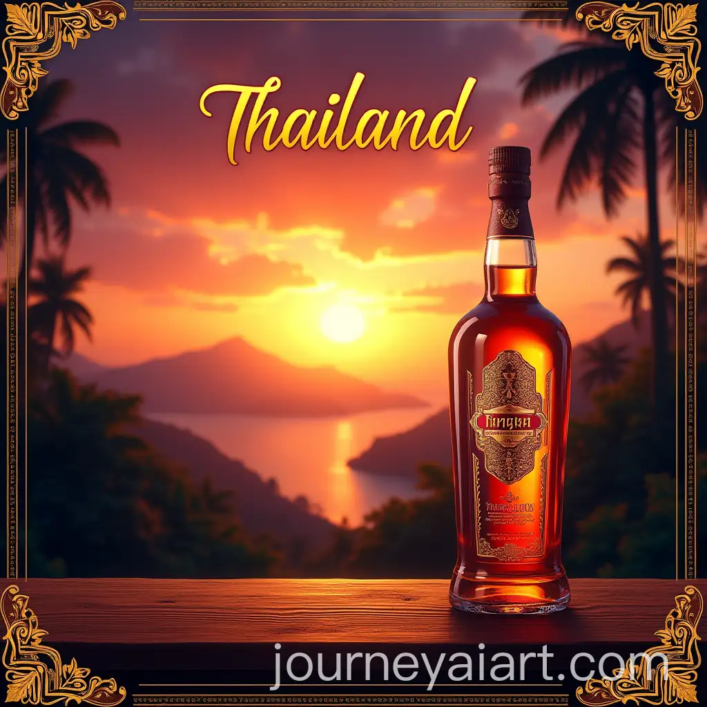Tropical-Thai-Sunset-with-Fine-Liquor-and-Elegant-Script