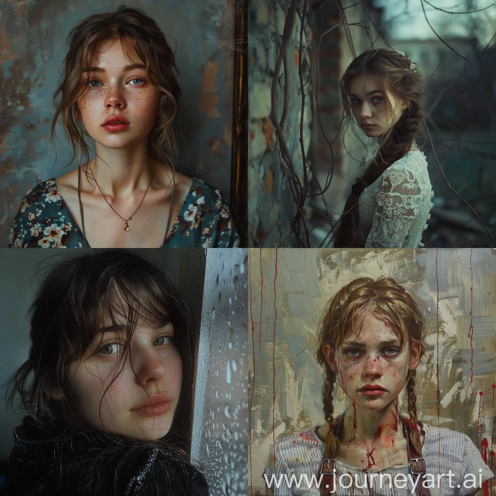 Young-Russian-Girl-in-Urban-Street-Art-Scene