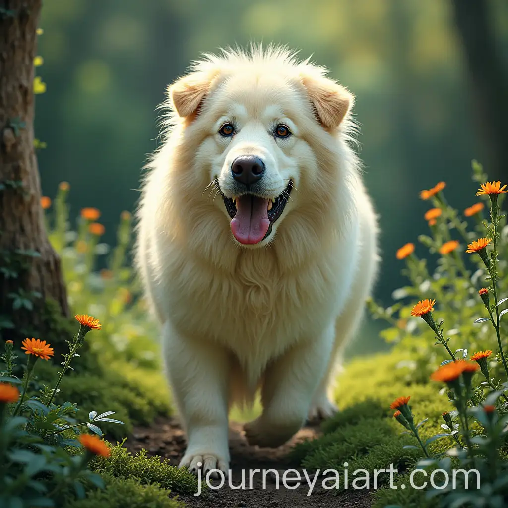 Serene-Nature-Landscape-with-Lush-Greenery-and-Tranquil-Atmosphere