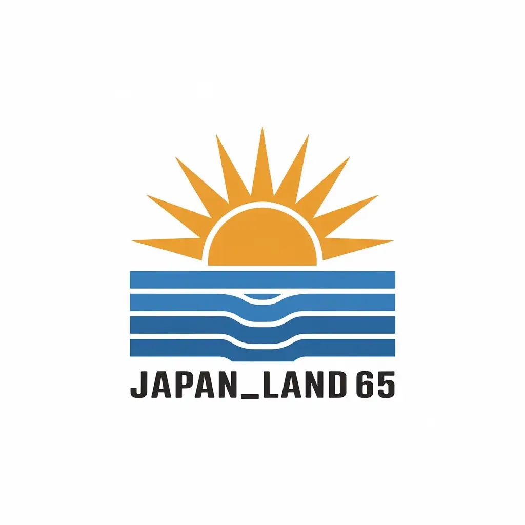 LOGO-Design-for-Japanland65-Sun-Symbol-with-Moderate-and-Clear-Background