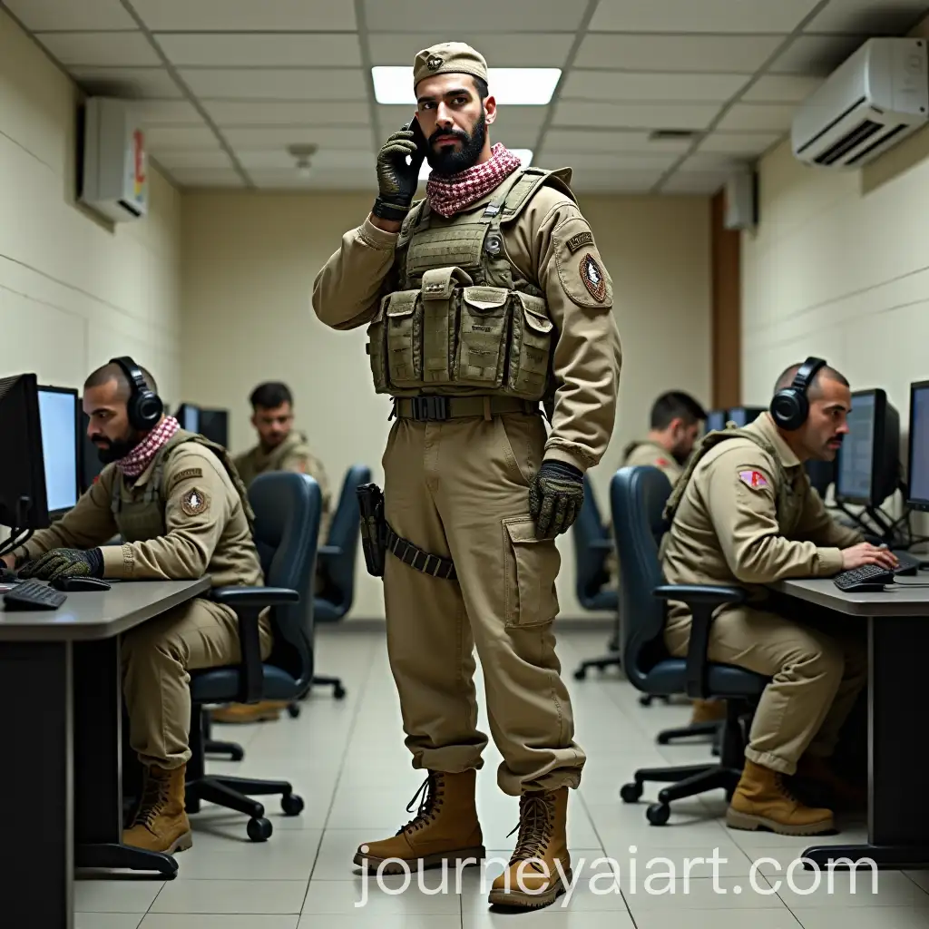 Arab-Military-Mercenaries-in-Underground-Bunker-with-Technology-and-Tactical-Gear