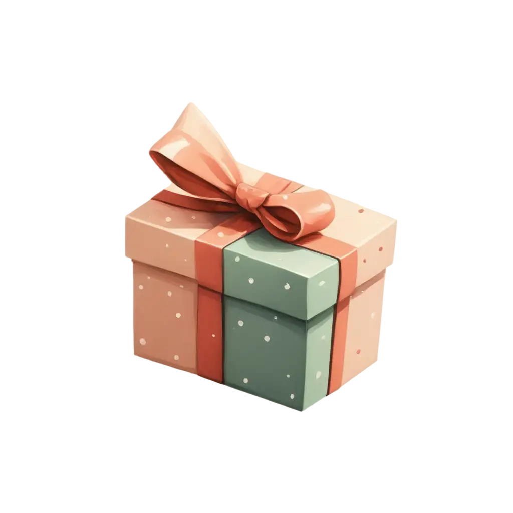 Cartoon-Gift-Box-with-a-Bow-PNG-Perfect-for-Transparent-HighQuality-Designs