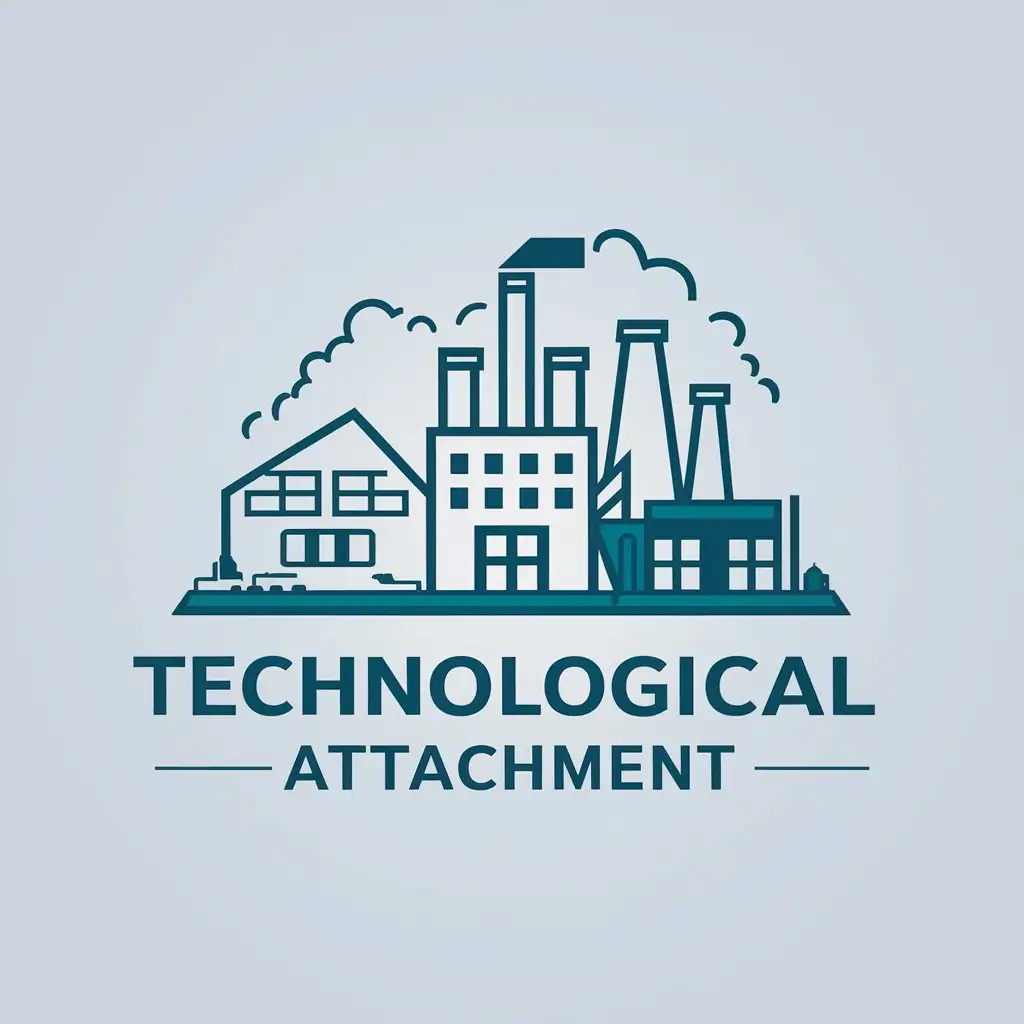 LOGO-Design-For-Technological-Attachment-Factory-Symbol-for-Construction-Industry