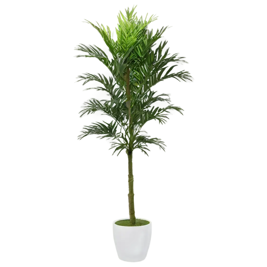 24Leaf-Palm-Tree-in-White-Pot-PNG-Image-for-Versatile-Use