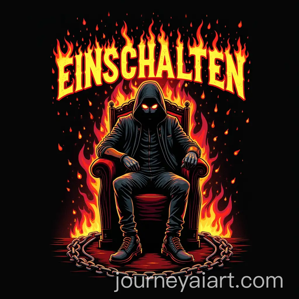 PunkInspired-Grunge-Design-with-Fire-Elements-and-EINSCHALTEN-Text