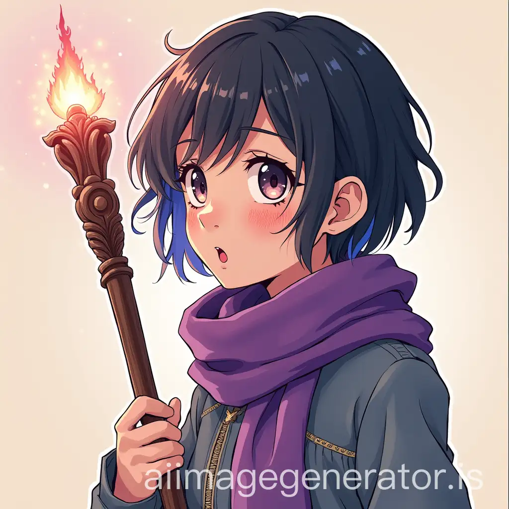 Energetic-Manga-Woman-with-Purple-Scarf-and-Glowing-Staff