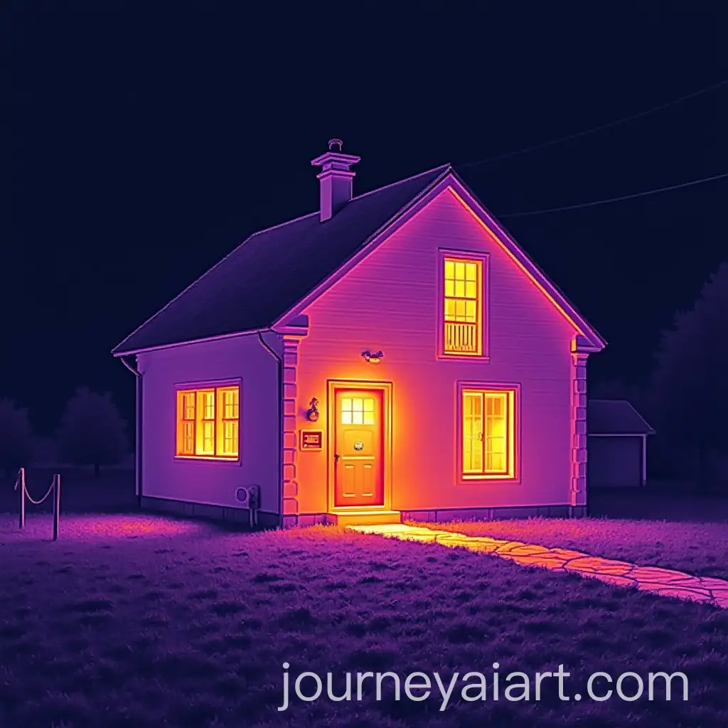 Thermal-Imaging-View-of-Energy-Escaping-from-Poorly-Insulated-Building