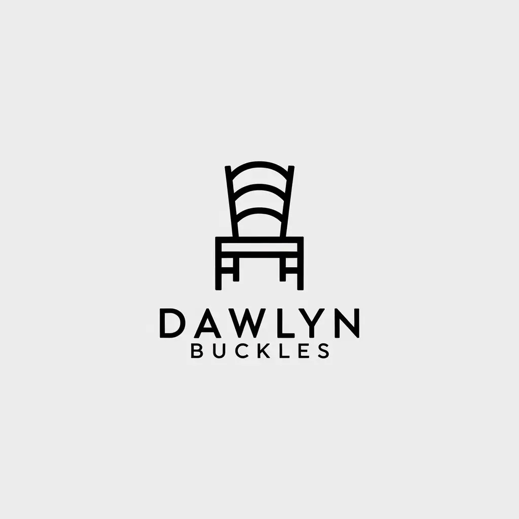 LOGO Design for DawlynBuckles Minimalistic FurnitureInspired Vector Logo for Retail Industry