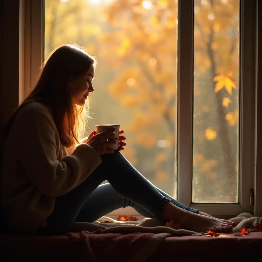 Parent-EnjoyAutumn-Morning-Reflectioning-a-Peaceful-Autumn-Morning-with-a-Warm-Mug
