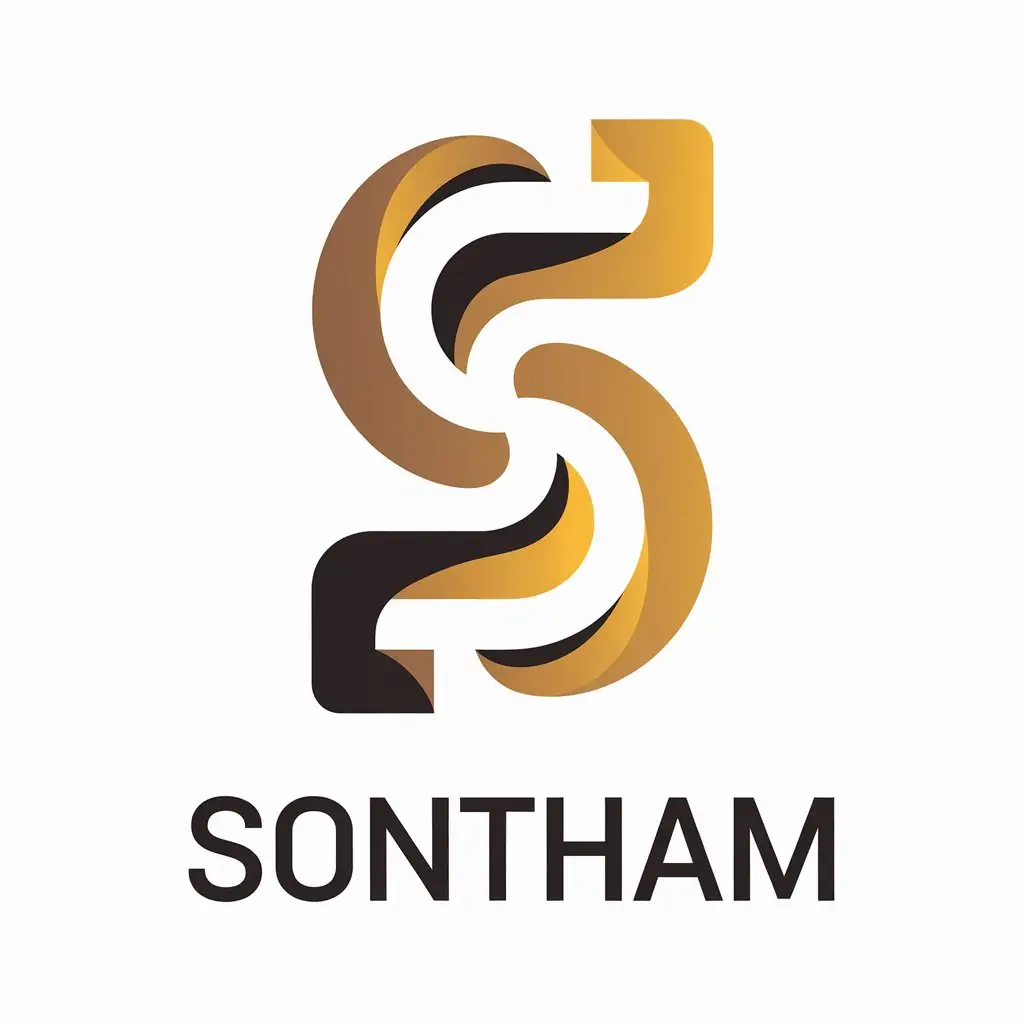 LOGO Design for Sontham S Symbol with Modern and Elegant Touch for Event Industry