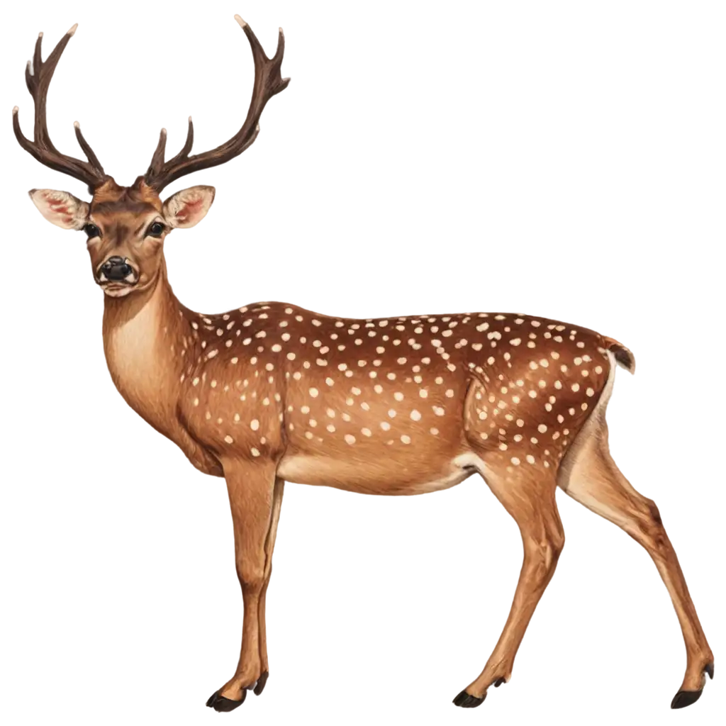 HighQuality-Spotted-Deer-Axis-axis-PNG-Image-Capture-Natures-Beauty