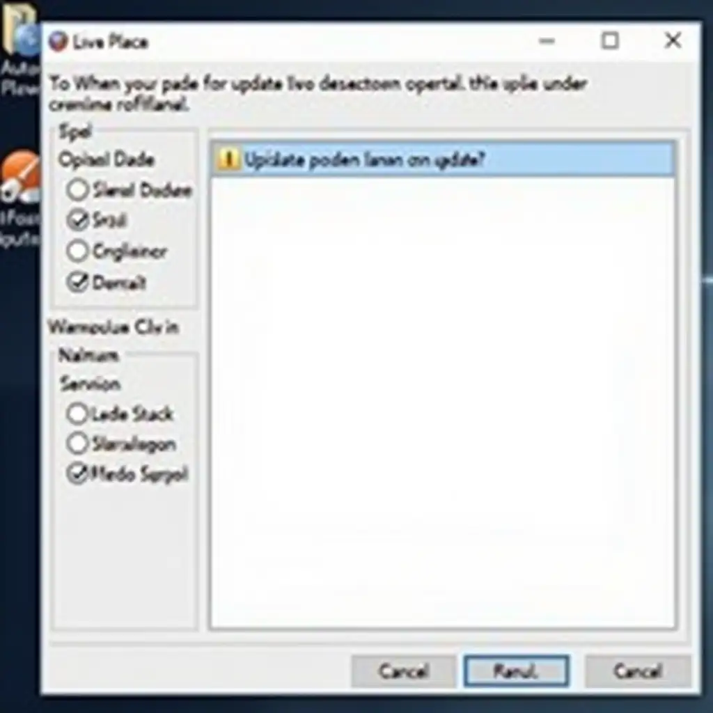 An image of update prompt for windows os