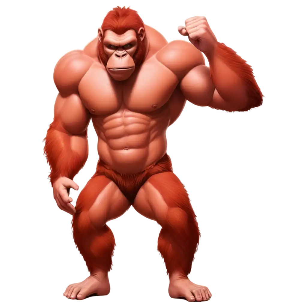 Red-Ape-with-Big-Muscles-PNG-HighQuality-Image-for-Fitness-Art-and-Branding-Projects