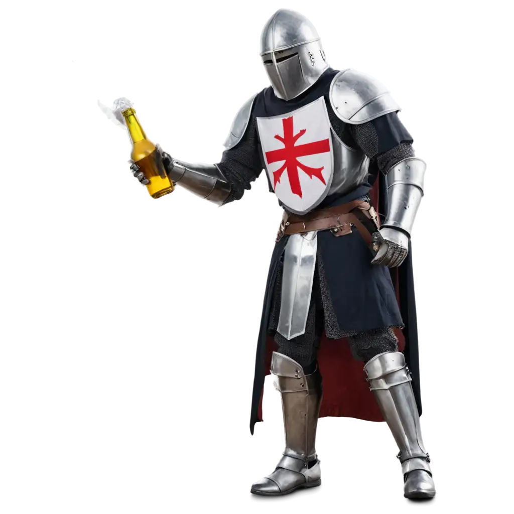 Knight-Crusader-Drinking-2-Beers-PNG-Image-Medieval-Character-Enjoying-a-Refreshing-Moment