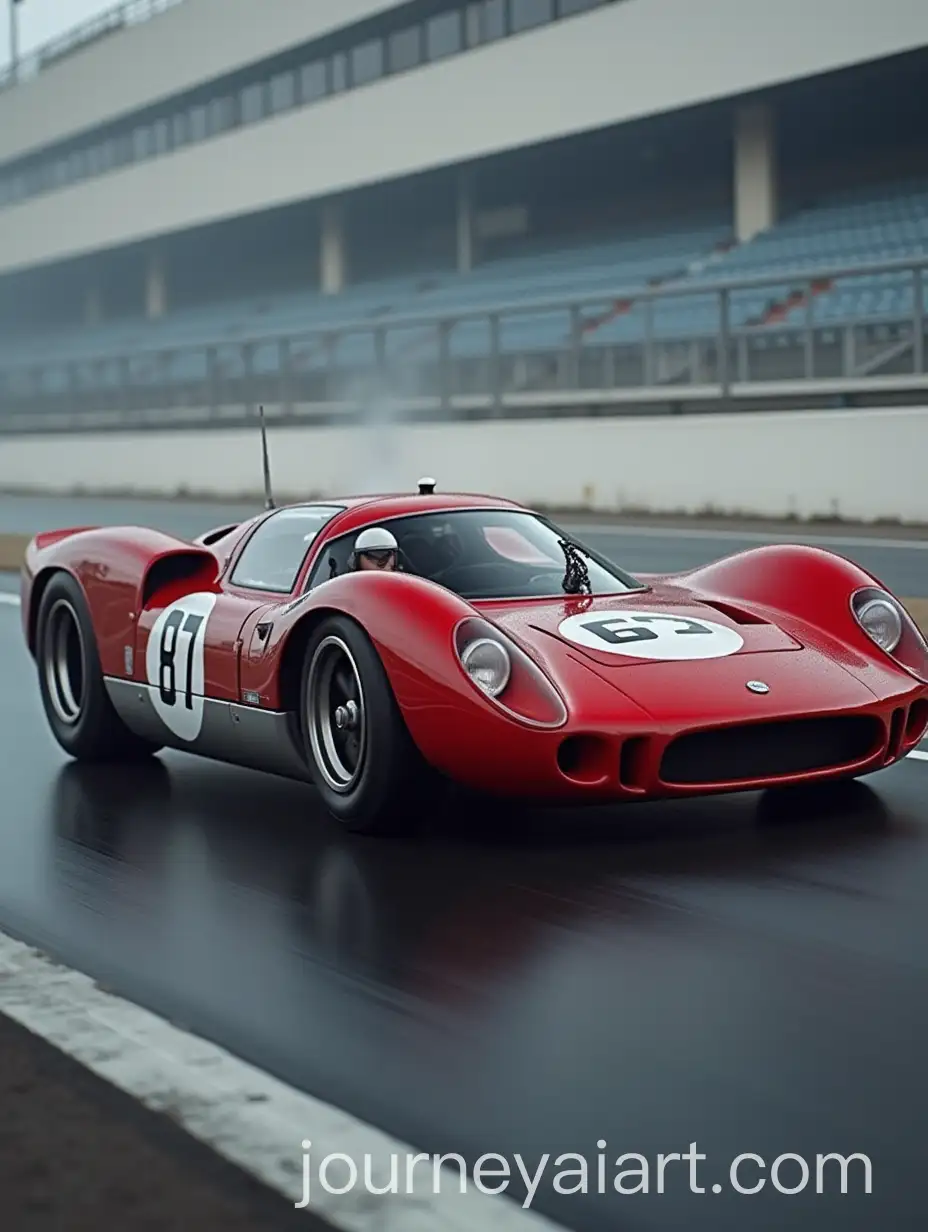 Dynamic-Racing-Car-on-a-Curved-Track