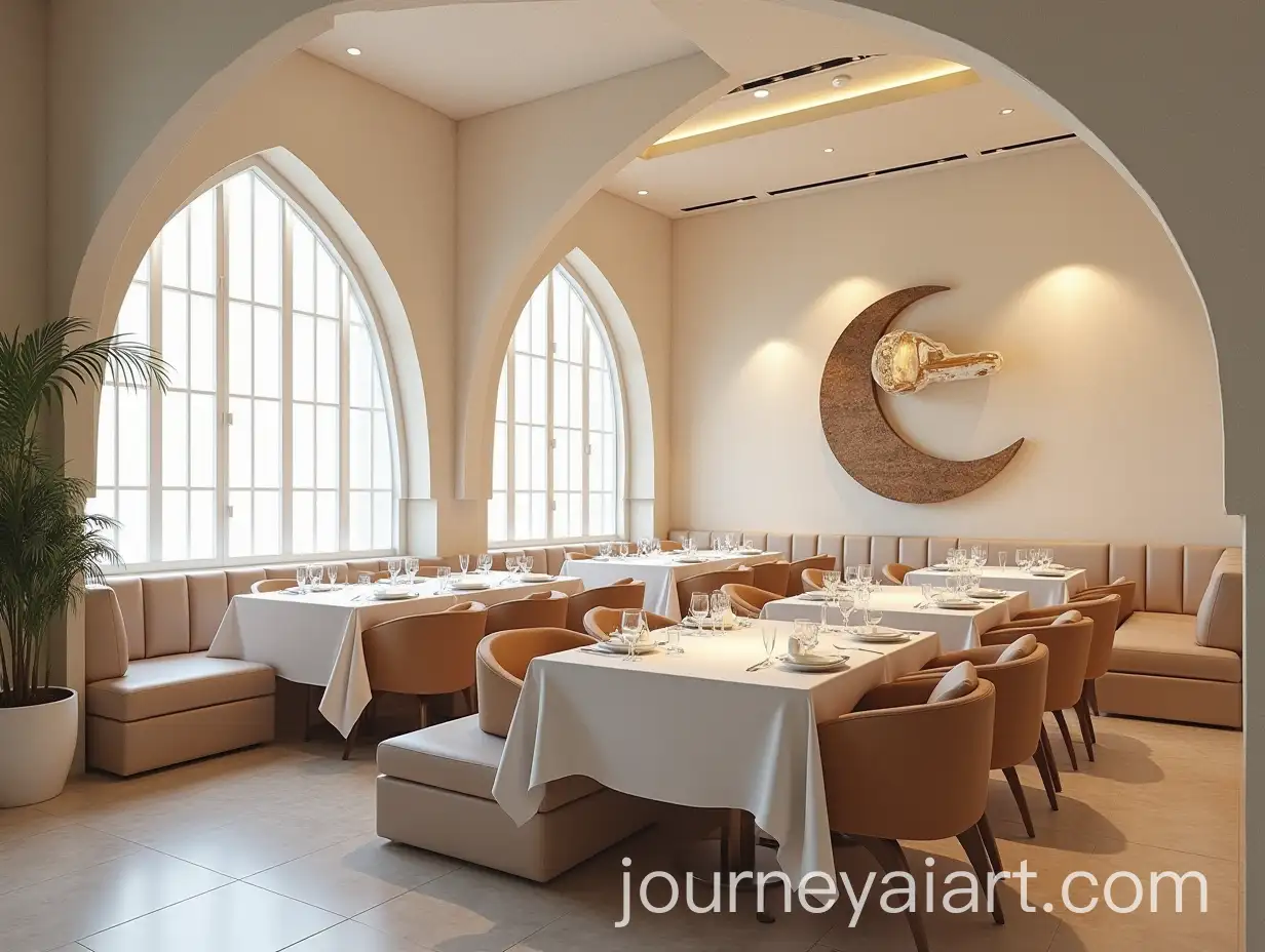 NeoTraditional-Iranian-Cafe-and-Restaurant-Corner-with-High-Ceilings