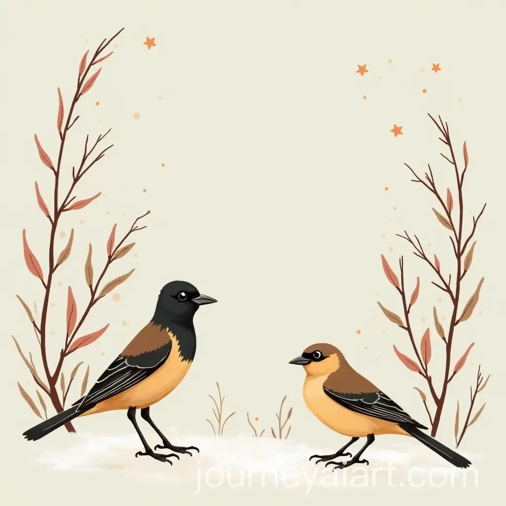 Holiday-Birds-Featuring-Scolopax-Rusticola-with-Text-Space